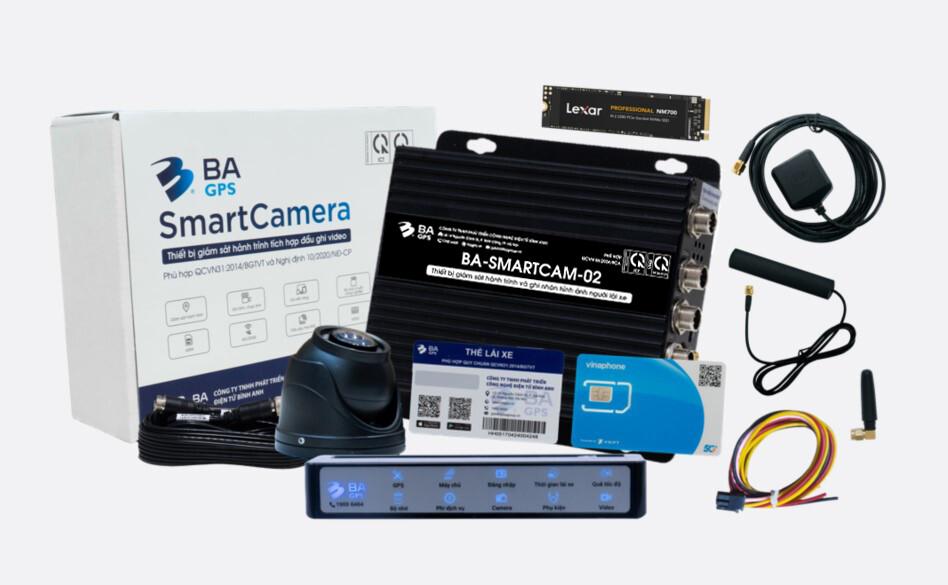 Thiết bị ghi nhận hình ảnh người lái xe hợp quy QCVN 06 - BA GPS