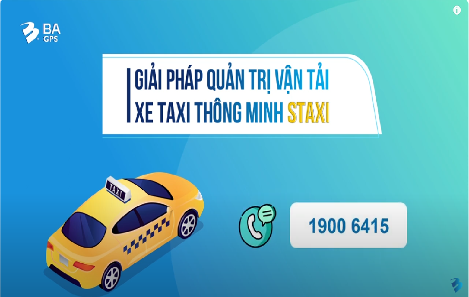 [STAXI] GIẢI PHÁP QUẢN TRỊ VẬN TẢI XE TAXI THÔNG MINH STAXI