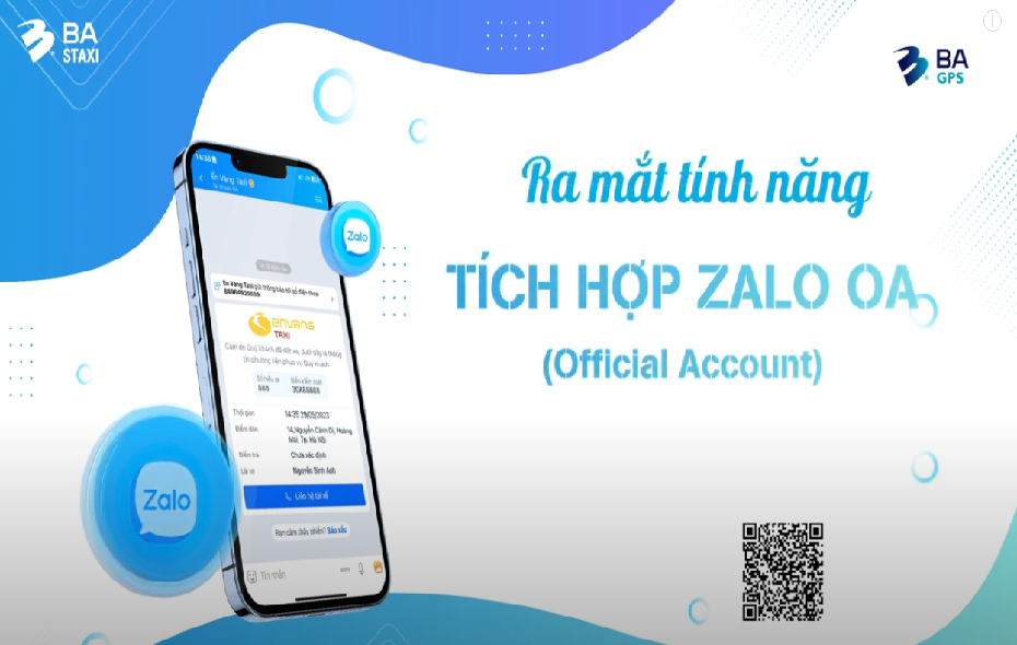 [STAXI] RA MẮT TÍNH NĂNG TÍCH HỢP ZALO OA (OFFICIAL ACCOUNT)