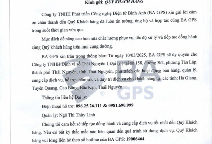 Chuyển giao, nâng cao hoạt động cung cấp dv, hỗ trợ KH - BA GPS