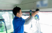 Góc quan sát đảm bảo an toàn và hiệu quả cùng camera xe đầu kéo