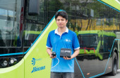 Cảm thấy yên tâm hơn nhờ camera xe khách