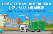 KHOẢNG CÁCH AN TOÀN GIỮA HAI XE THEO ĐÚNG QUY ĐỊNH