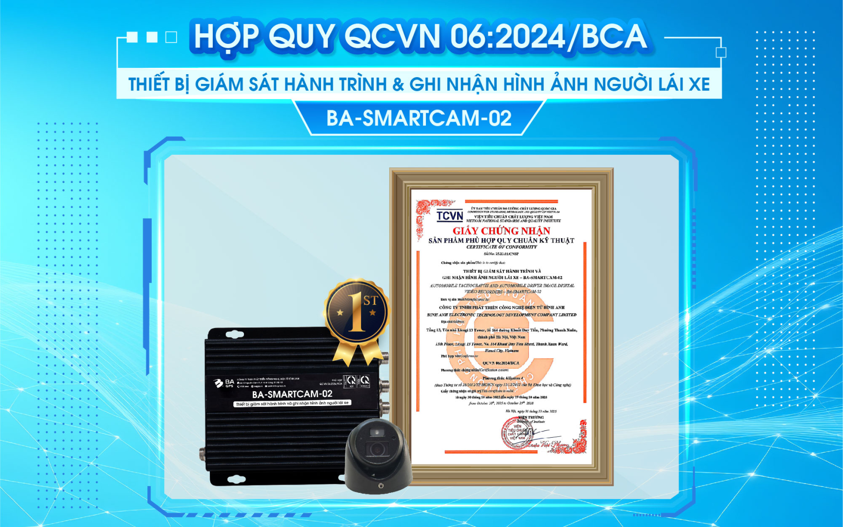 Ưu tiên những đơn vị cung cấp thiết bị ghi nhận hình ảnh lái xe có chứng nhận hợp quy và năng lực lắp đặt