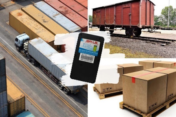 Xe container, toa tàu, kiện hàng có giá trị thích hợp để lắp định vị không dây